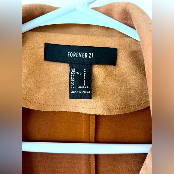 Forever 21 Camel Trench Coat Classic Style - Picture 2 of 9